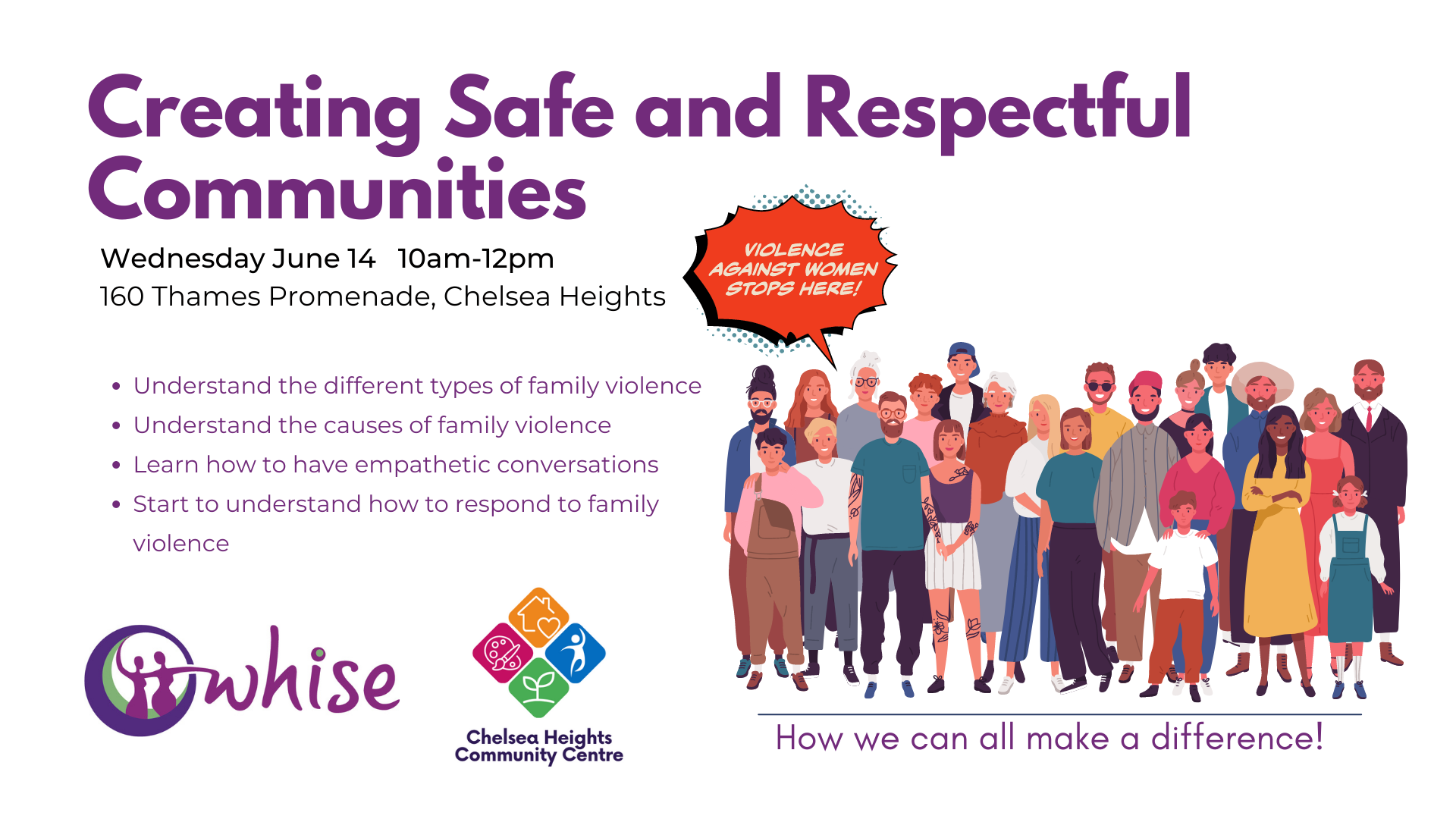 Creating Safe Respectful Communities - Flyers