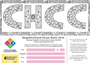 Neighbourhood House Week 2024 Colouring Competition